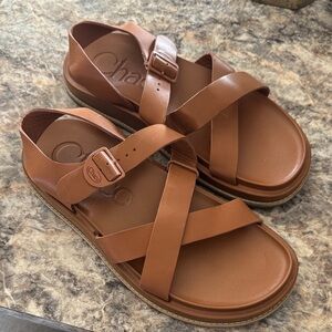 Leather Chaco Townes sandals
